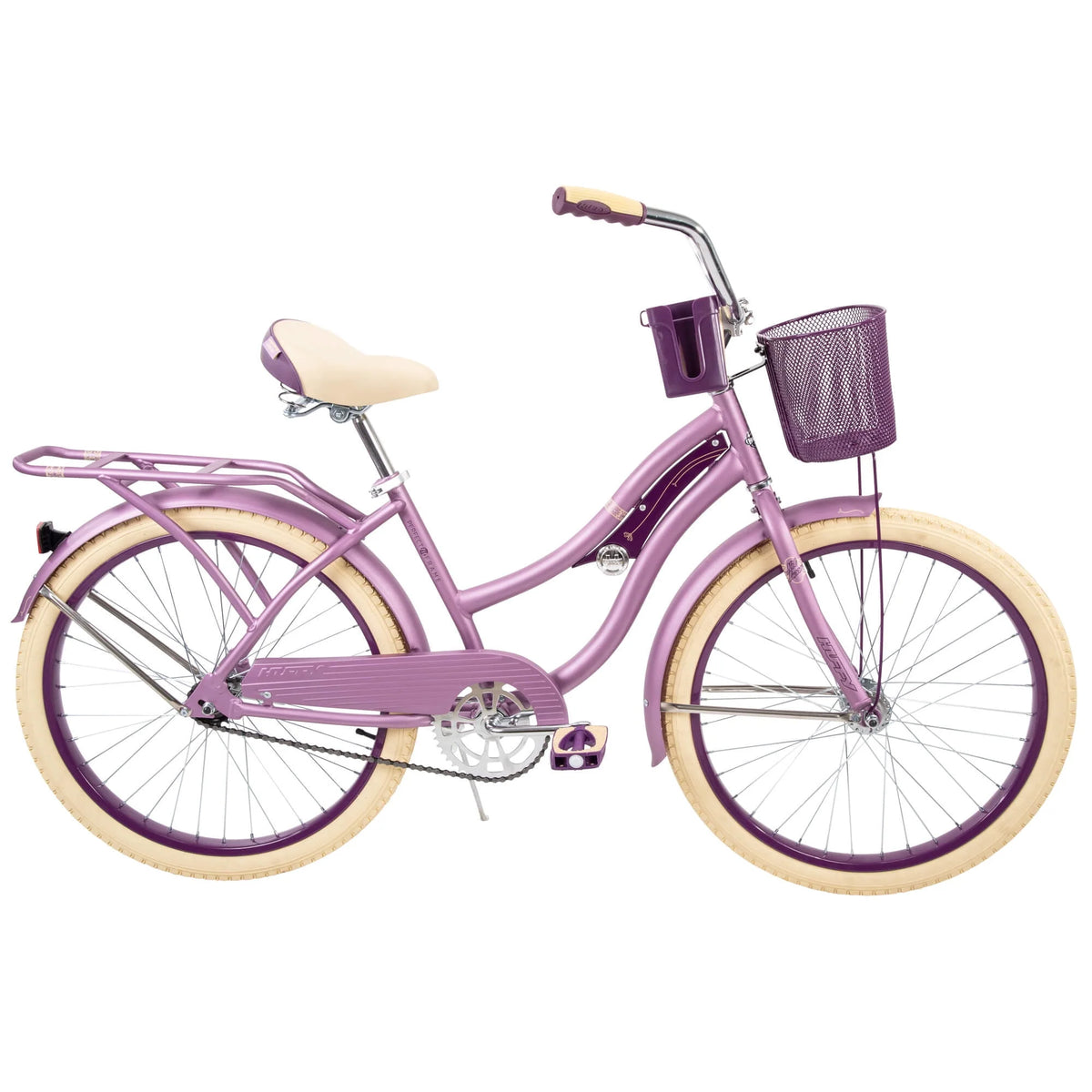 24 Inch Purple Satin Cruiser Bike O67919