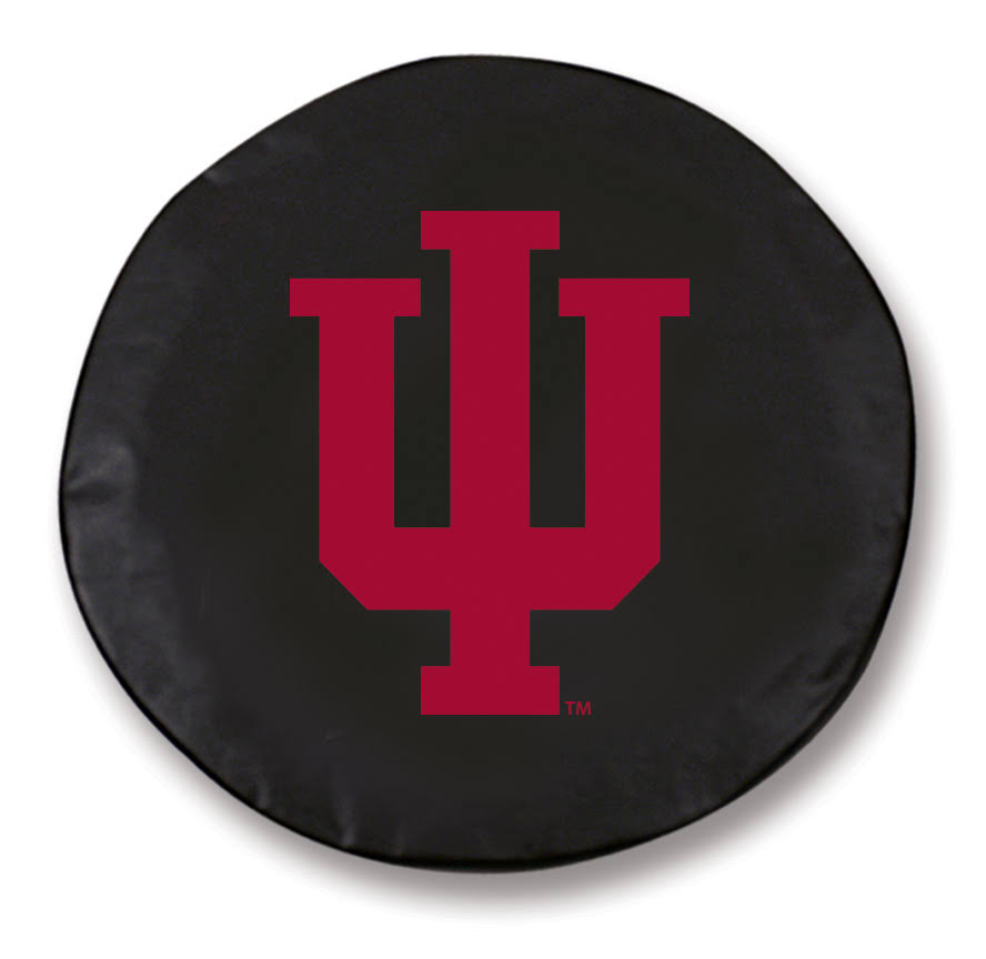Black Vinyl Fitted Spare Car Tire Cover O68704