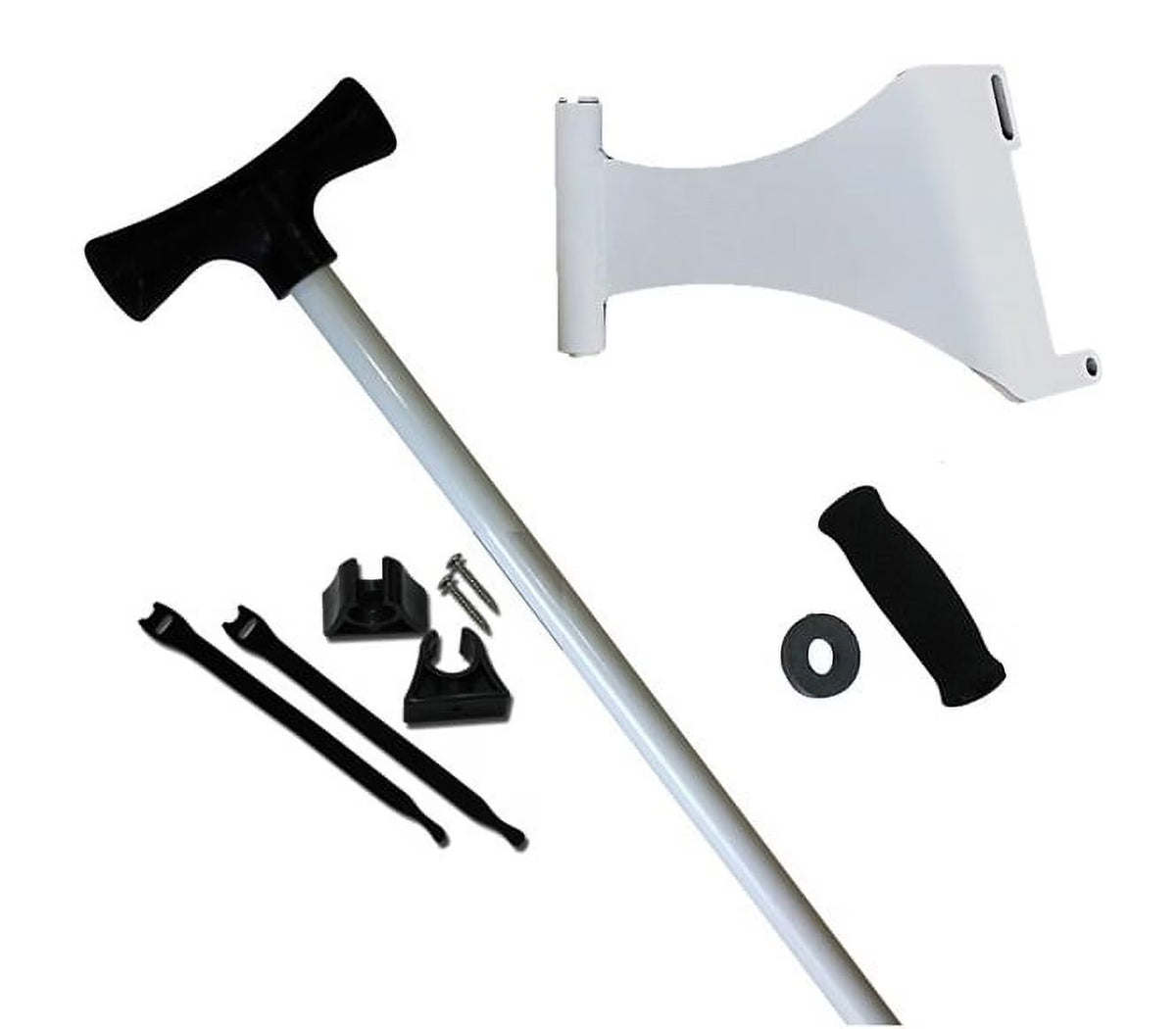 White Right/Starboard Side Motor Mount System with 7' White Pin H81381