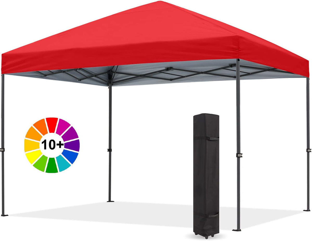 White 10x10 Pop up Canopy Tent T42342
