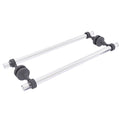 Matte Gray 18 inch Shower Door Towel Bar X828268