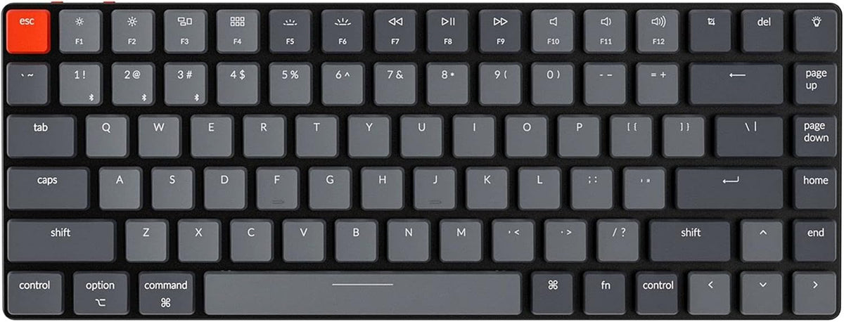 84 Keys Ultra-Slim Wireless Mechanical Keyboard with White LED Backlit A5237