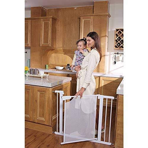 Metal Mesh Baby Gate Auto Close Safety Gate O49547