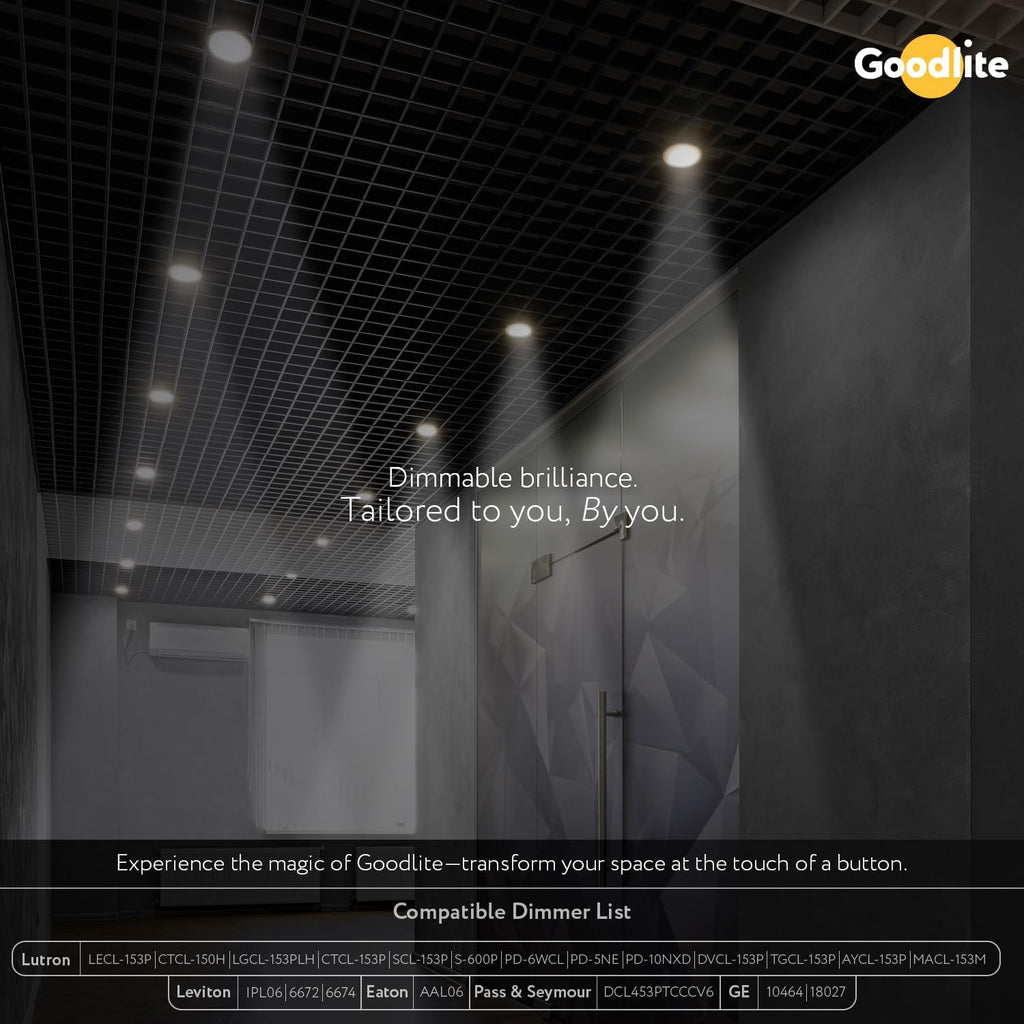 3-Inch Square White Recessed Adjustable LED Light, Selectable Color Temperature 27K-30K-35K-41K-50K, 8W, 650 Lumens, Dimmable Q718844