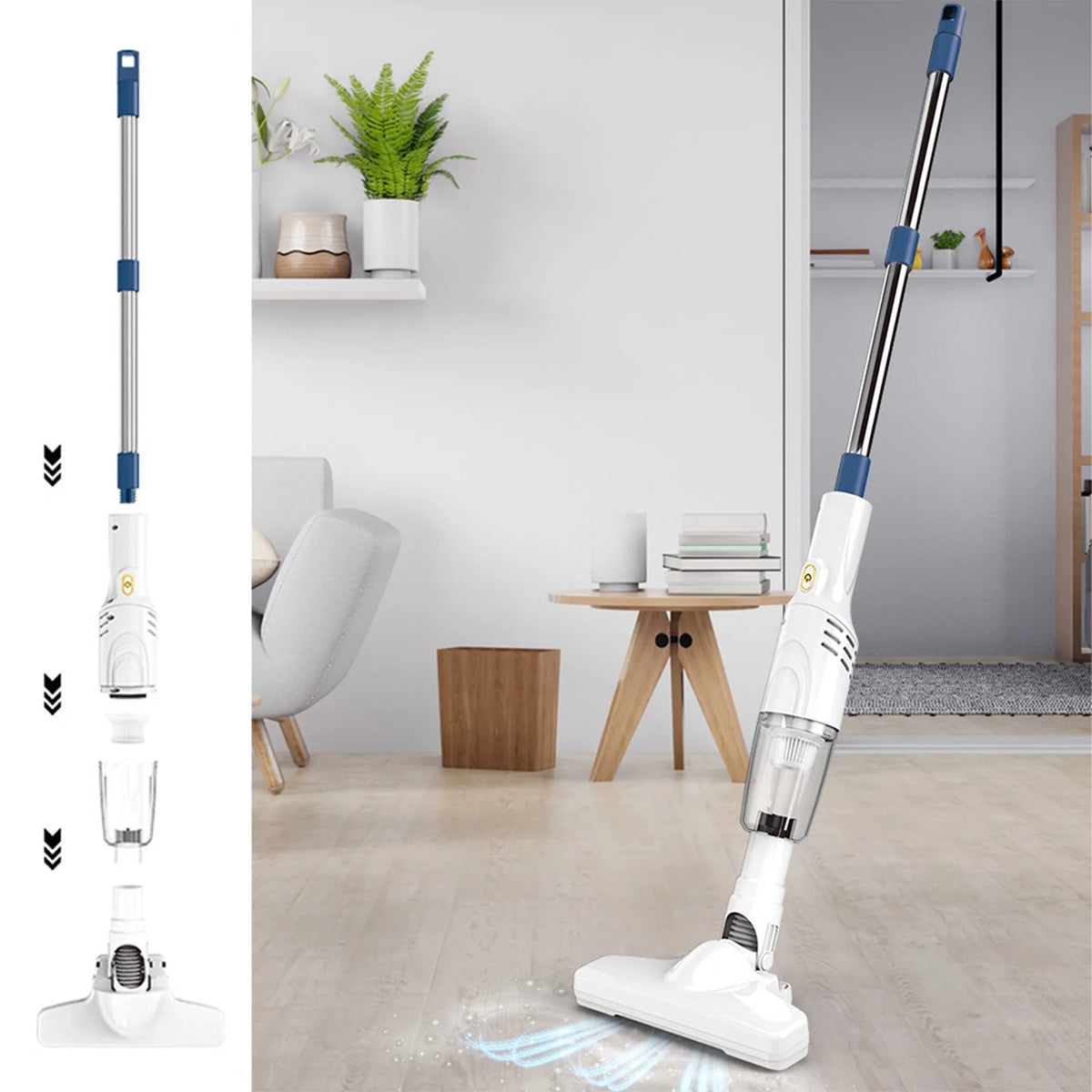 Cordless Stick Vacuum with 30 Mins Runtime Q7438