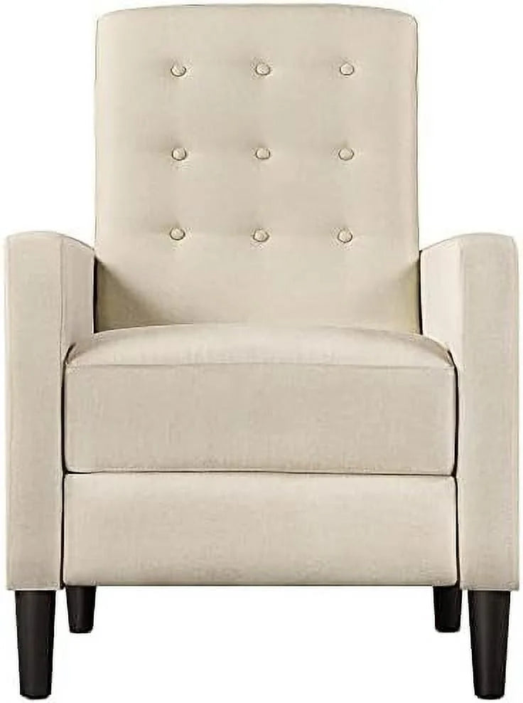 Fabric Recliner Chair with Thicker Seat Cushion Pocket Spring J615