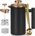 50 Ounce Double-Wall Insulated Stainless Steel French Press Y415261