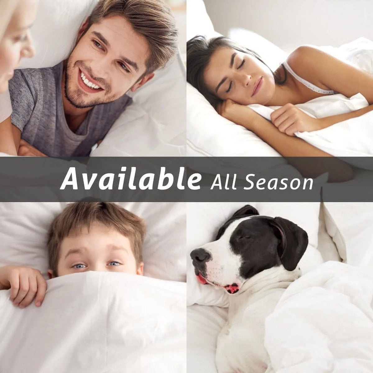 Gray Queen Down Alternative Comforter U4267