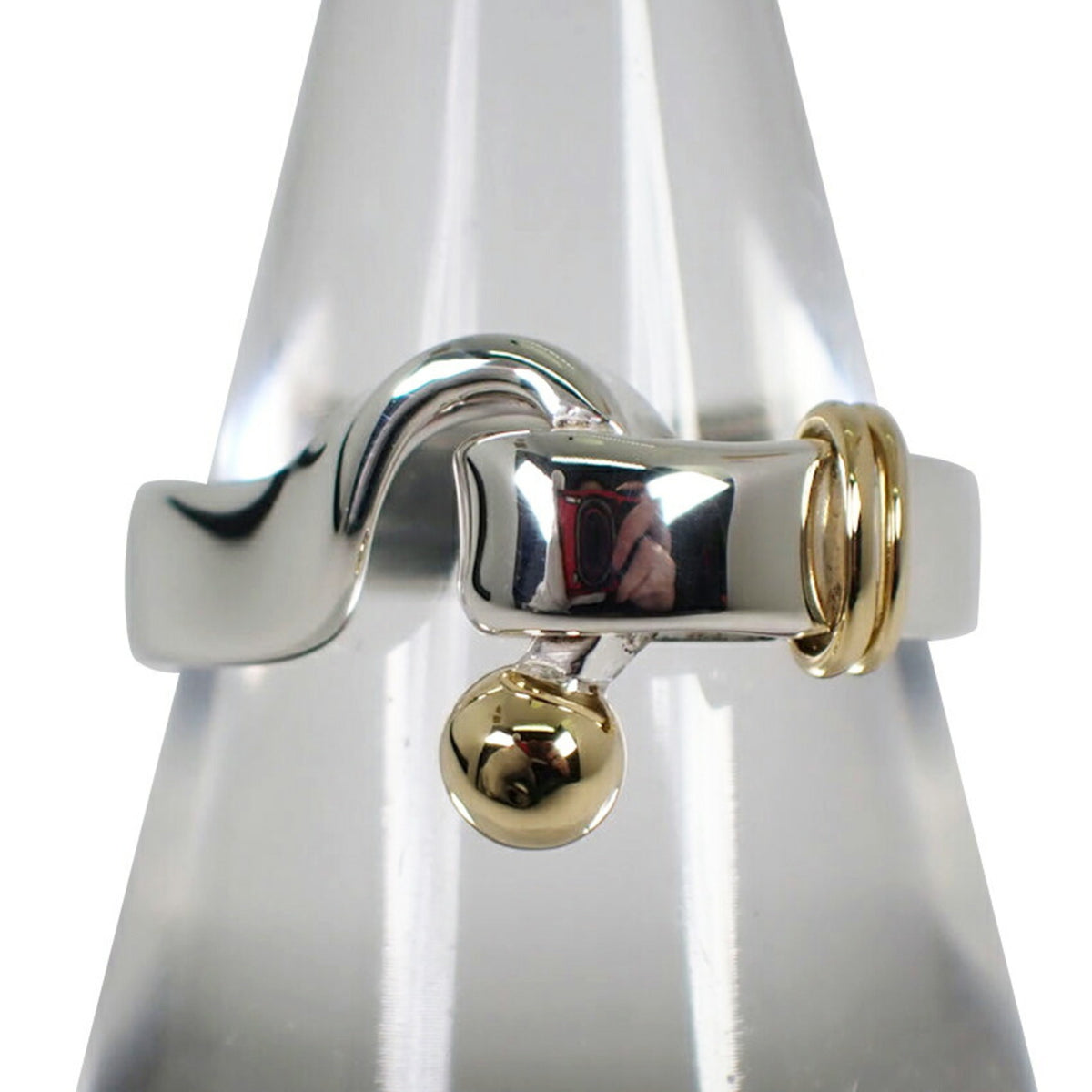 925 750 Hook & Eye Combination Ring Size 12.5 F162926