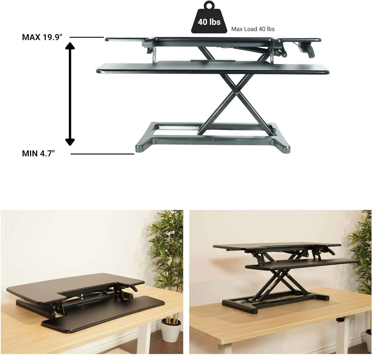 Adjustable Standing Desk Converter F5051
