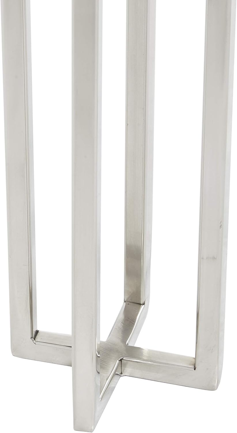 White Candle Holder Q26087