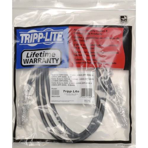 External SAS Cable 4 Lane Mini-SAS SFF-8088 to 10-ft V83904