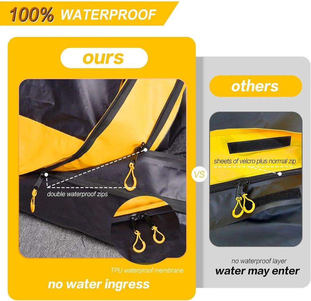 Yellow Waterproof Car Rooftop Cargo Carrier C540