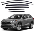 Dark Smoked Side Window Vent Visor 6 Piece Set G85221