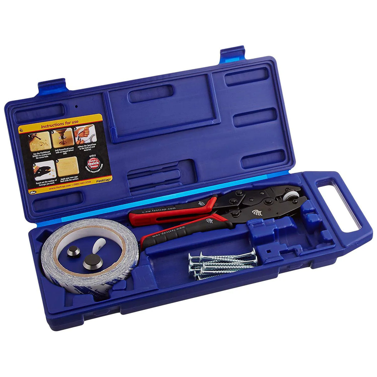Blue Single Hole Punch Tool Kit with Case W99350