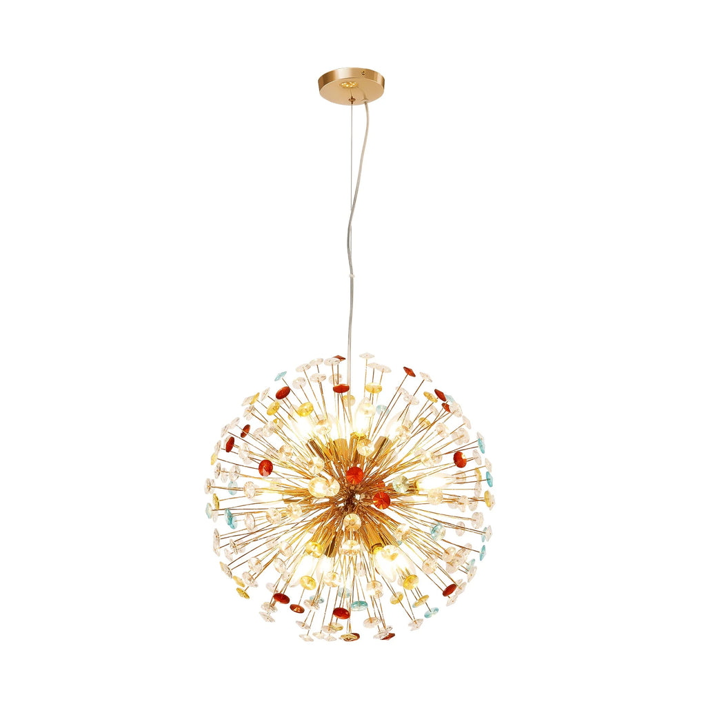 12-Light Linear Crystal Chandelier A8804