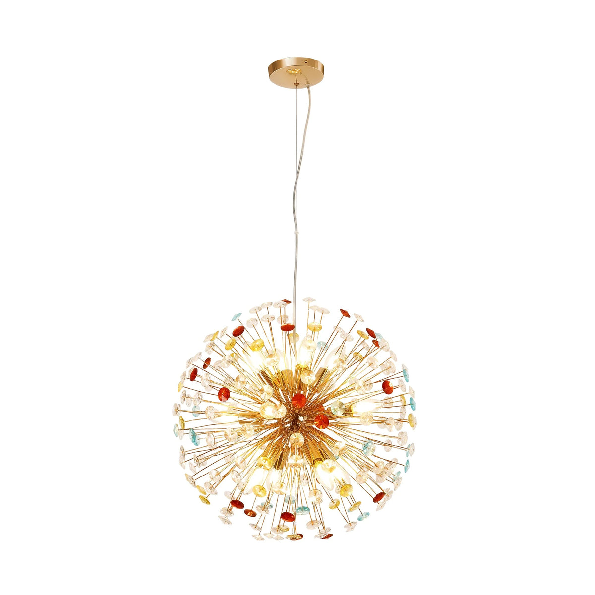 12-Light Linear Crystal Chandelier A8804