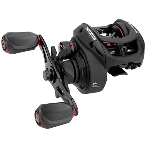 Graphite Frame Baitcasting Fishing Reel, 7.2:1 Gear Ratio, 17.6LB Carbon Fiber Drag C343
