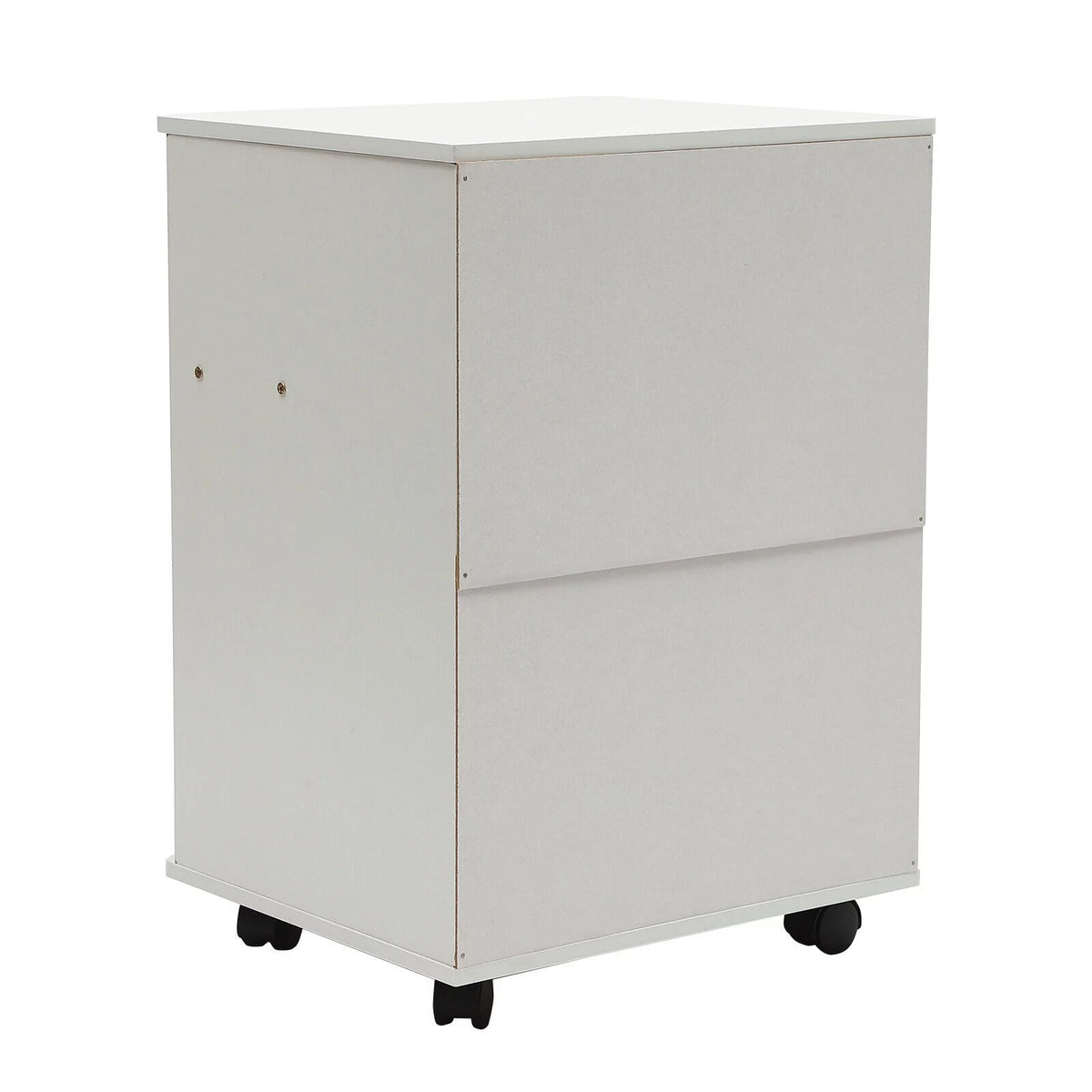 2 Tier Rolling File Cabinet with Lock Q8389