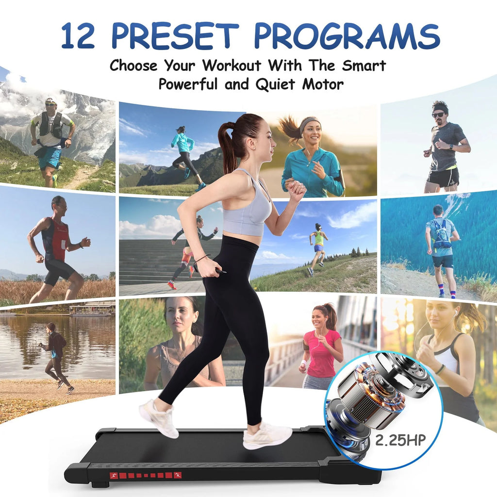 Walking Pad Treadmill 265 lbs Capacity with Remote Control R99497