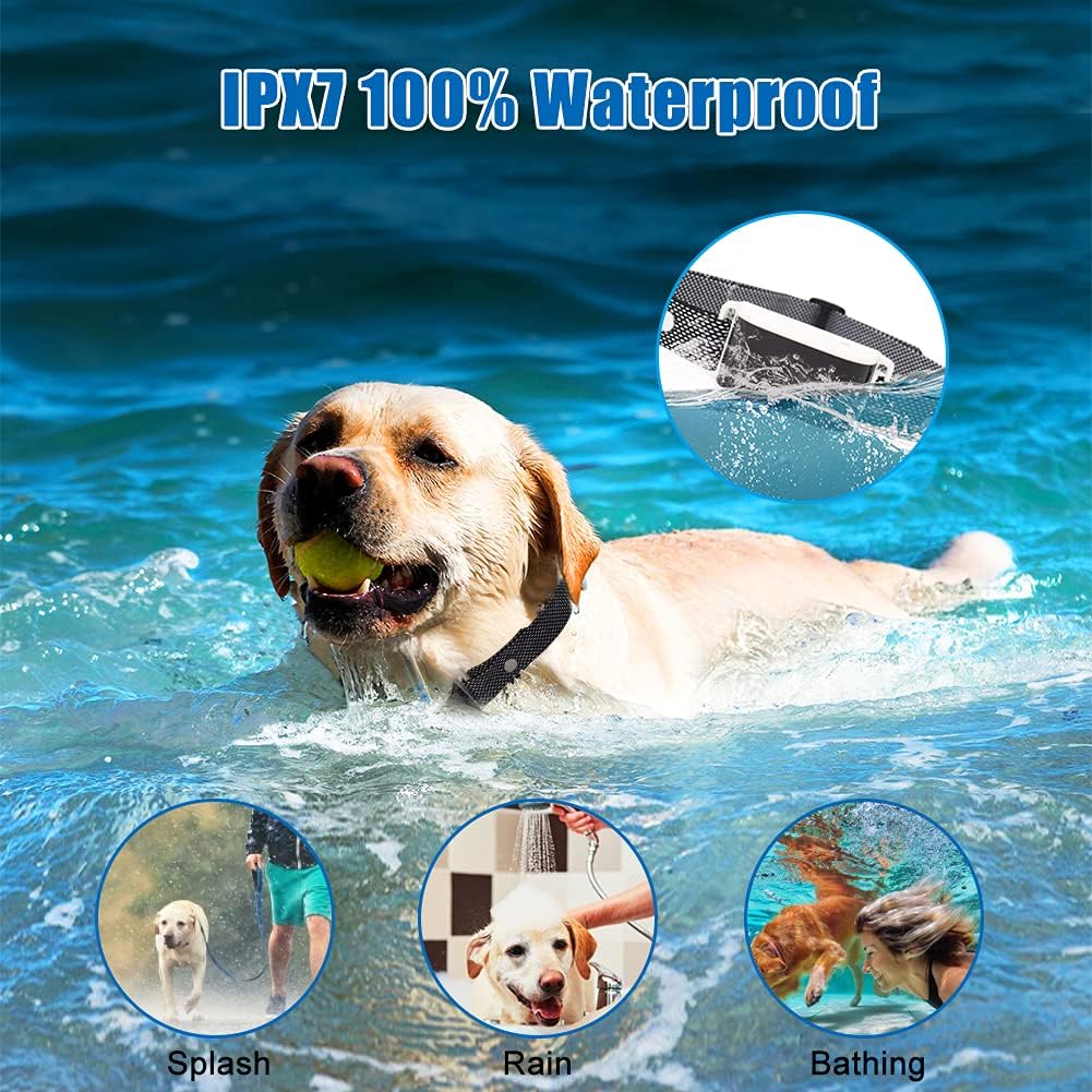 IPX7 Waterproof Rechargeable Dog Training Collar Y588926