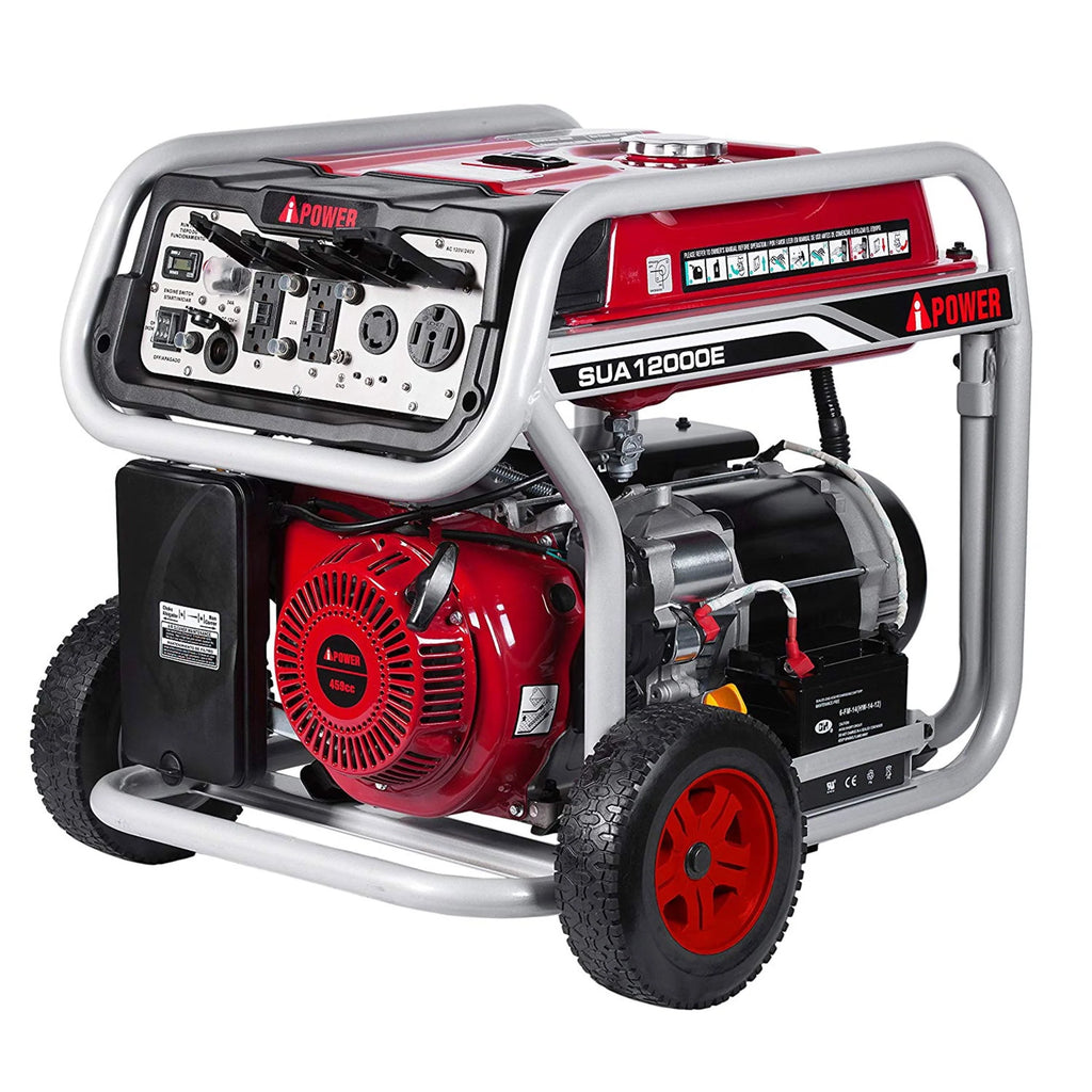 12000 Watt Portable Gas Powered Generator with Electric Start S216