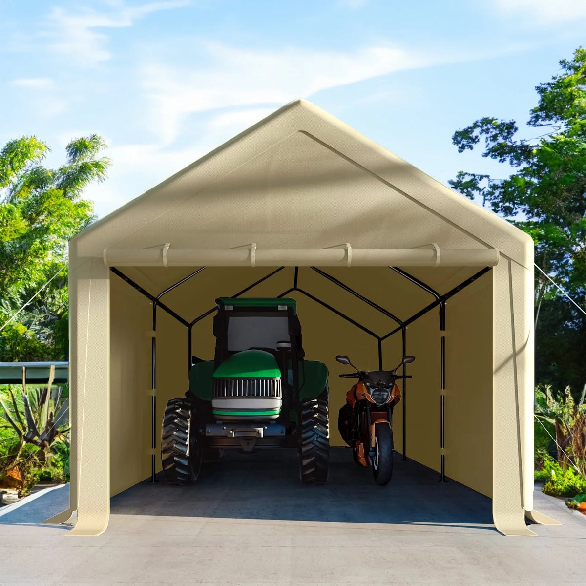 10 x 20 ft Outdoor Canopy Carport H138