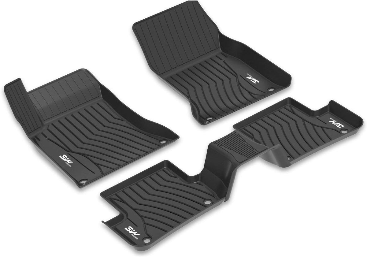 TPE All Weather Floor Mats Black Full Set W57525