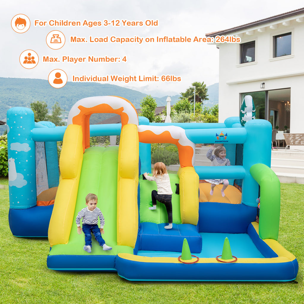 7-in-1 Kids Inflatable Bounce Castle B57747