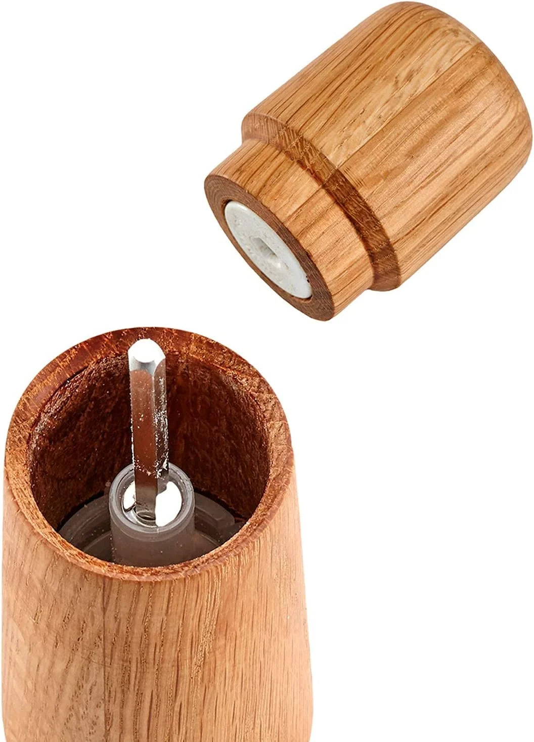 Oak Salt or Grinder with Ceramic Grinder K33037