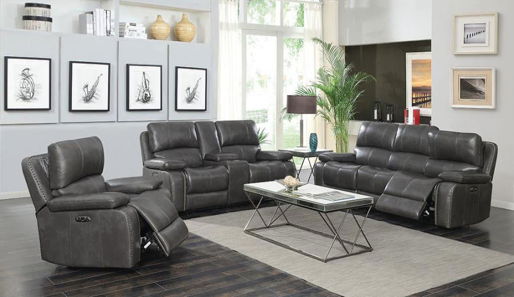 Charcoal Power Sofa/Couch O278546