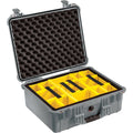 Silver Waterproof Case with Divider Set A990