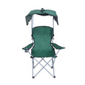 Green Folding Camping Chair with Cup Holder S4494
