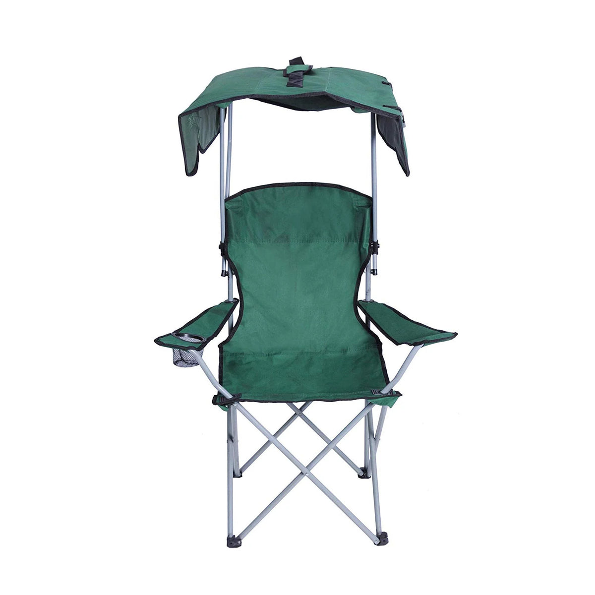 Green Folding Camping Chair with Cup Holder S4494