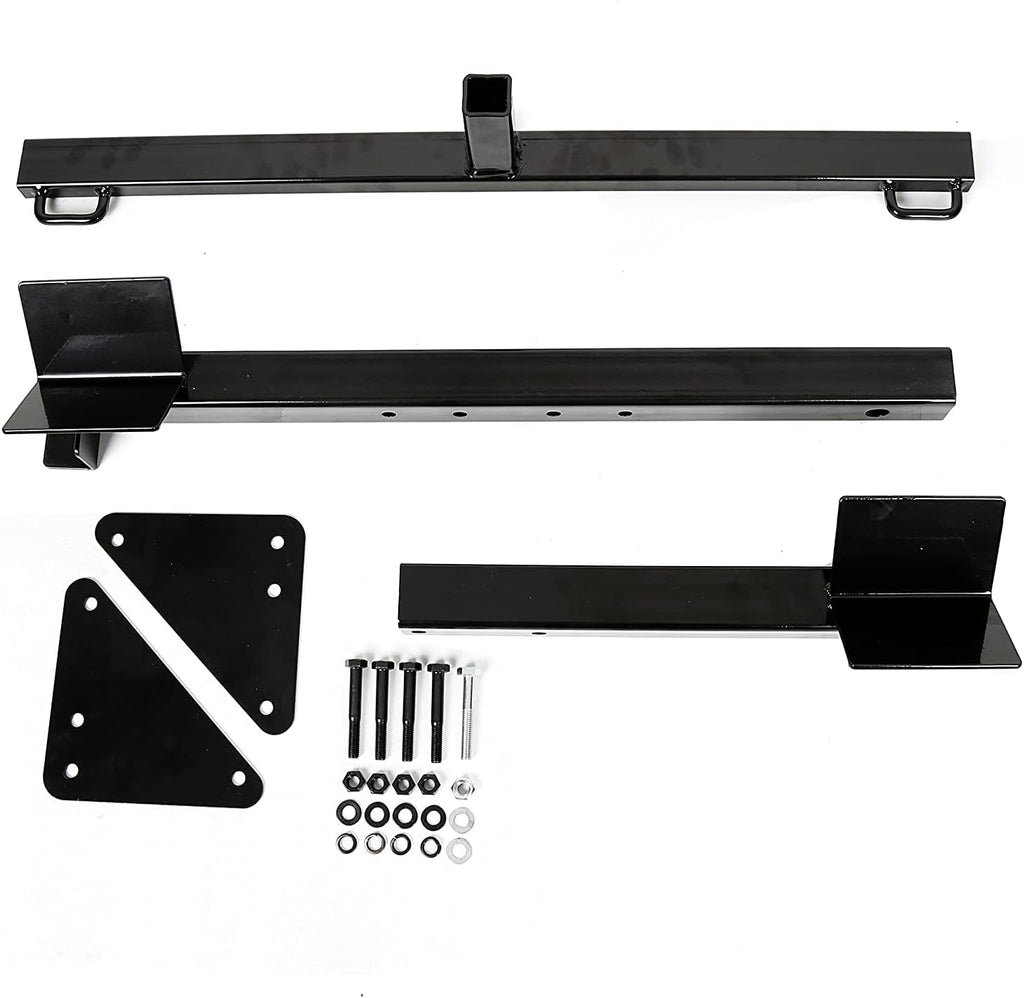 Black Motorcycle Trailer Carrier Tow Hitch Rack F693