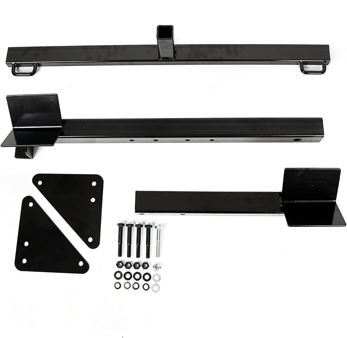 Black Motorcycle Trailer Carrier Tow Hitch Rack F693