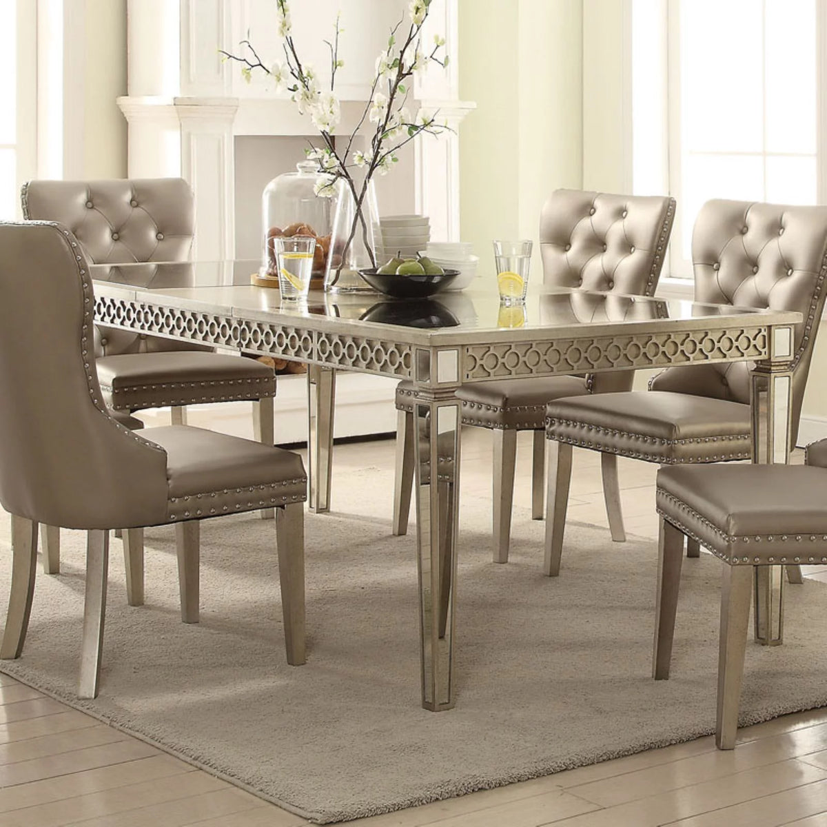 Mirrored Dining Table N9096