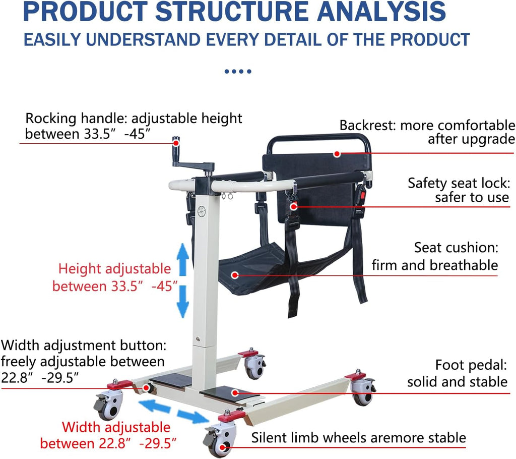 Patient Lift Transfer Chair J388813