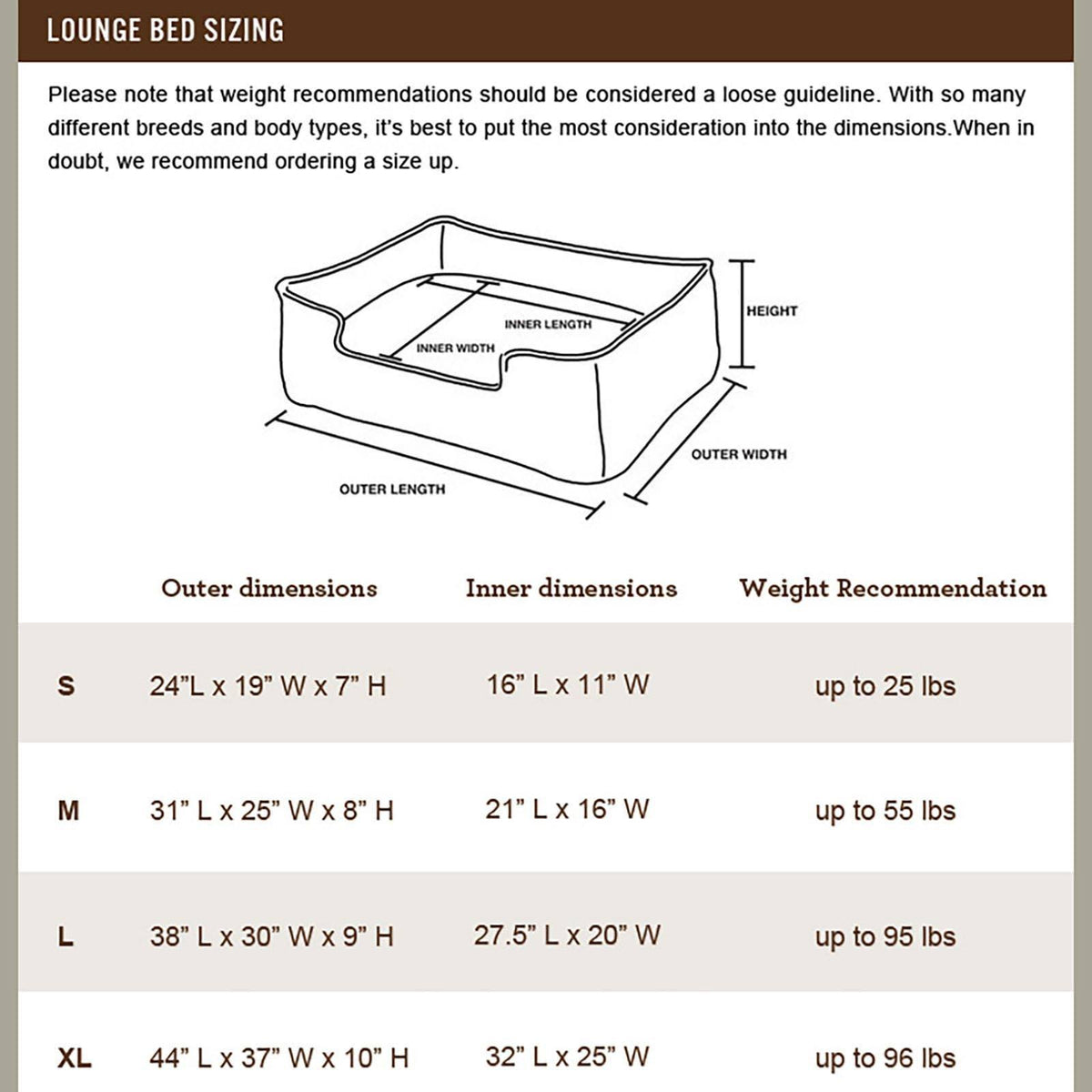 Lounge Pet Bed P915