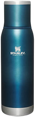 25 oz Insulated Stainless Steel Vacuum Bottle with Leakproof Cup Lid H52420