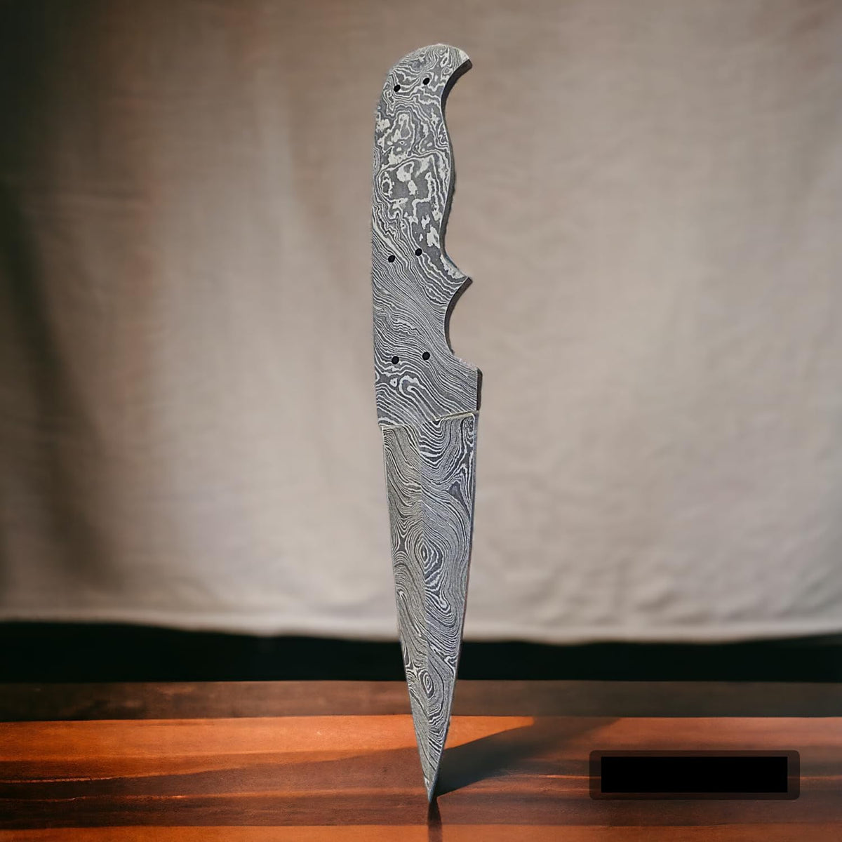 Damascus steel Full Tang Blank Blade Knife S338