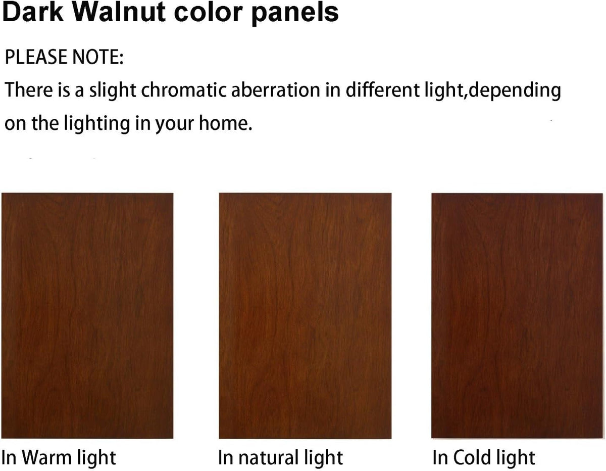 Walnut Corner Curio Cabinet with Glass Doors and Shelves F847818