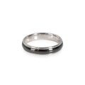 Black Titanium Wedding Band in 950 Platinum O280969