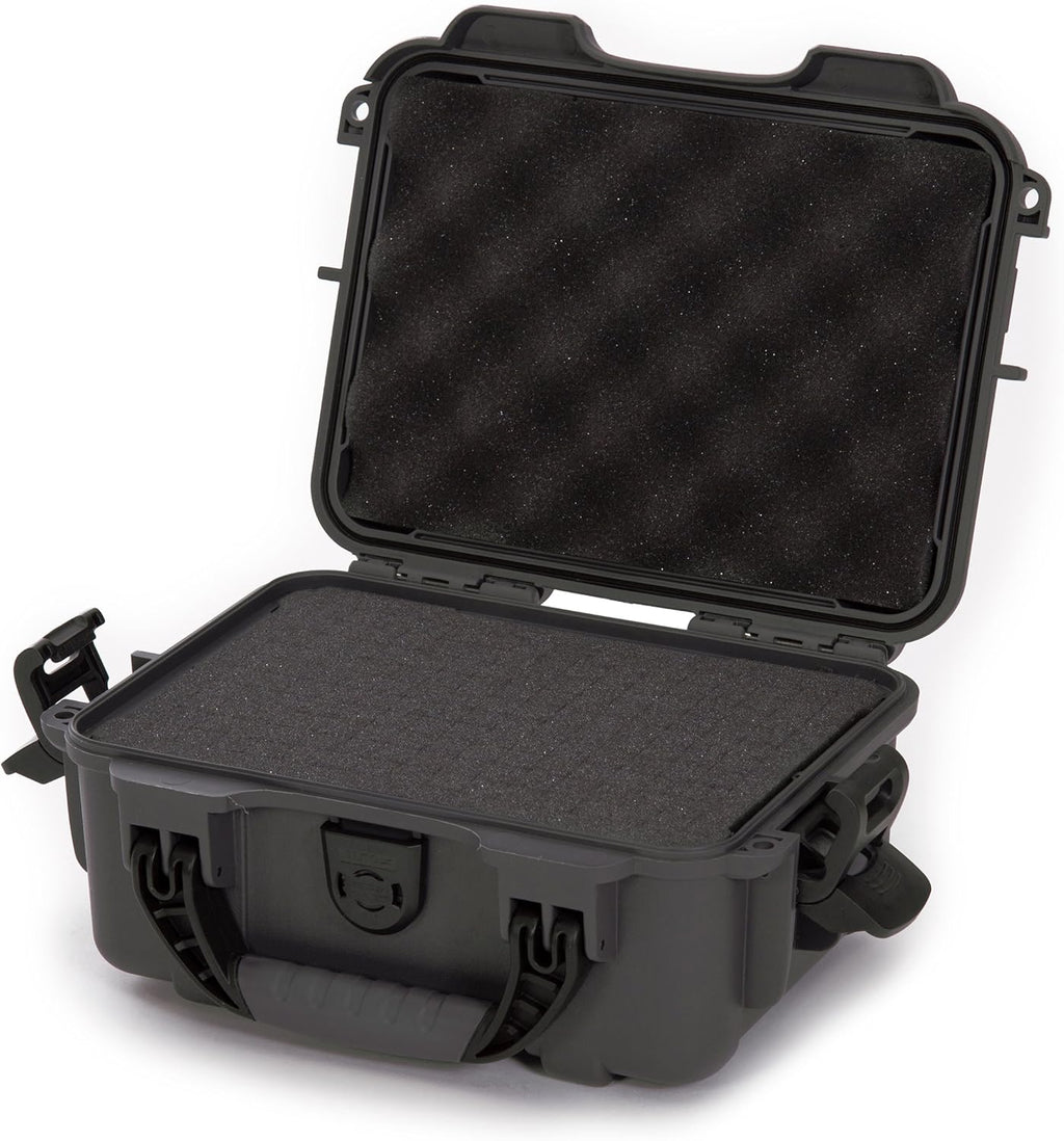Waterproof Hard Case with Foam Insert - Black Pack of 2 Q728509