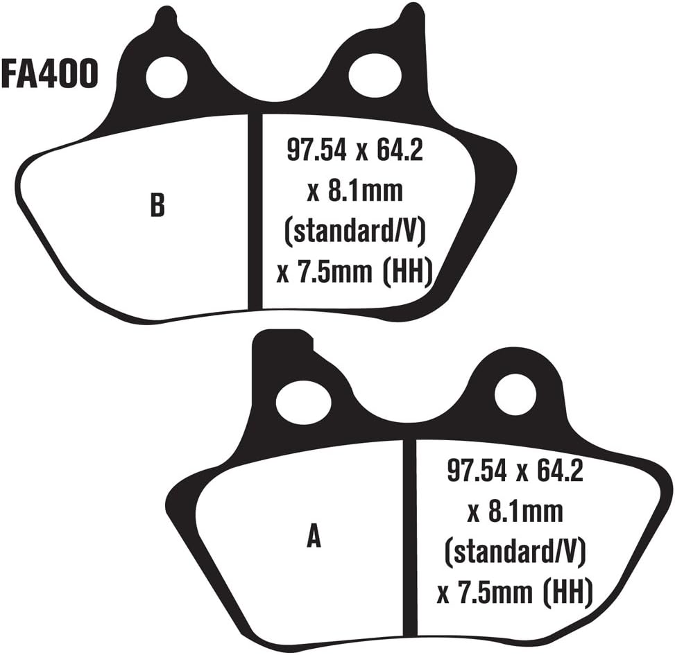 Complete Semi-Sintered Brake Pad Change Kit Q532