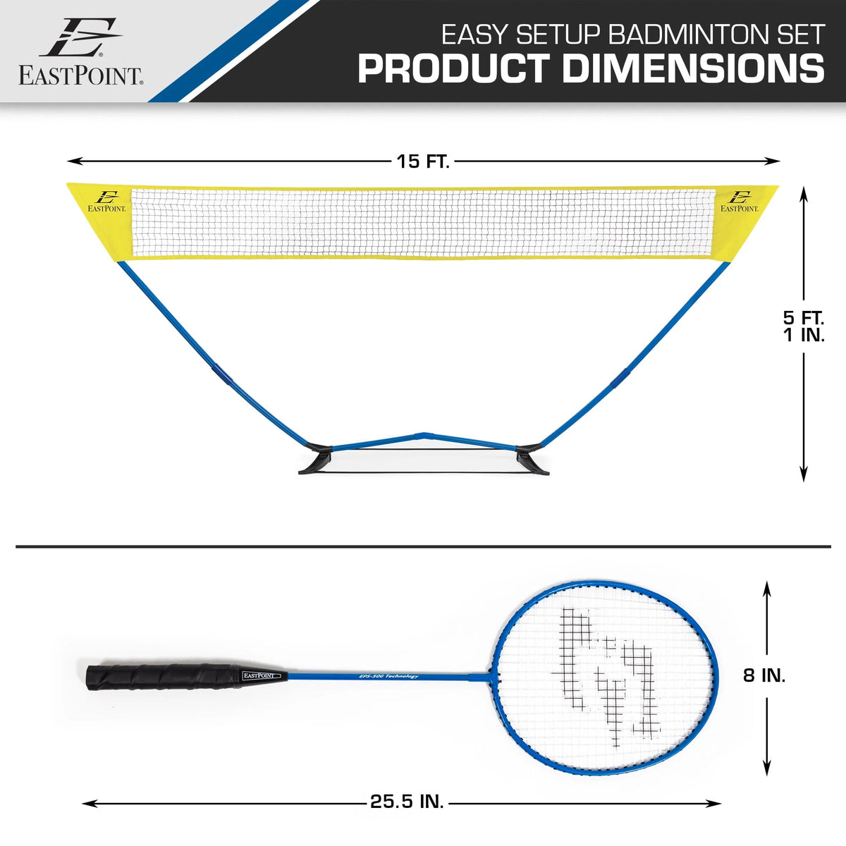 Regulation Size Outdoor Badminton Game Set Z858