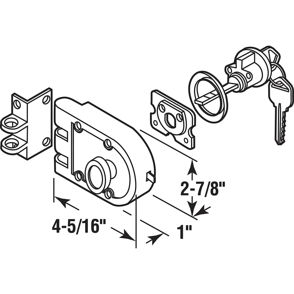 Brass Color Diecast Deadlock U361