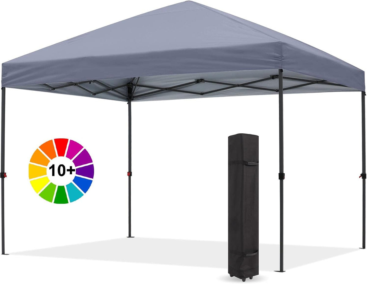 White 10x10 Pop up Canopy Tent T42342