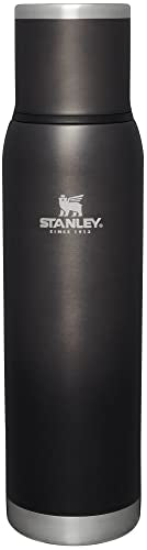 25 oz Insulated Stainless Steel Vacuum Bottle with Leakproof Cup Lid H52420