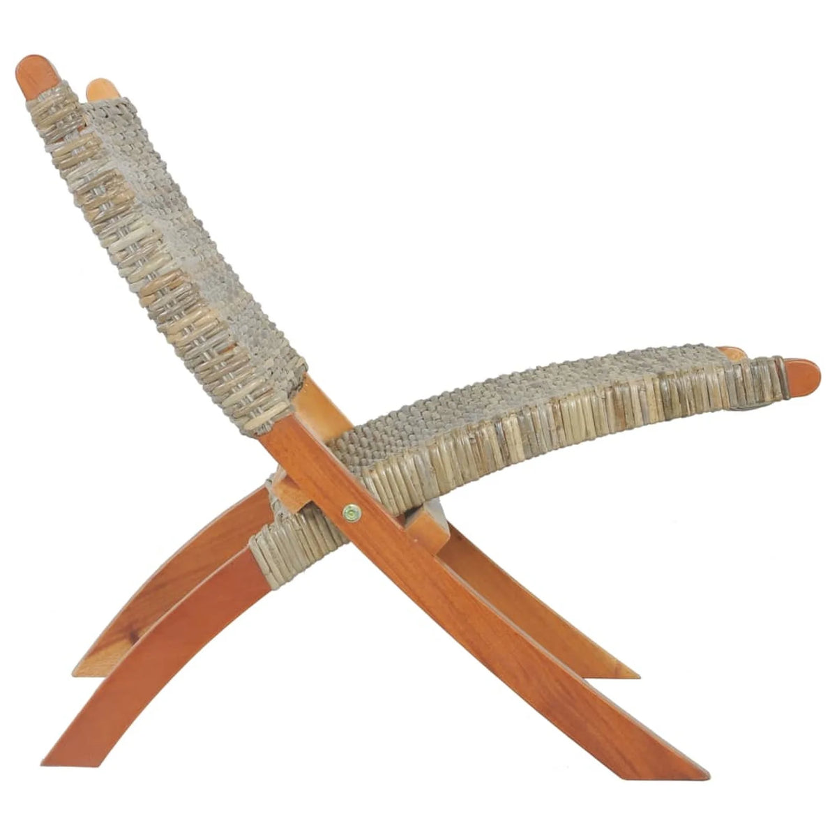 Kubu Rattan Mahogany Wood Frame Chair W1392